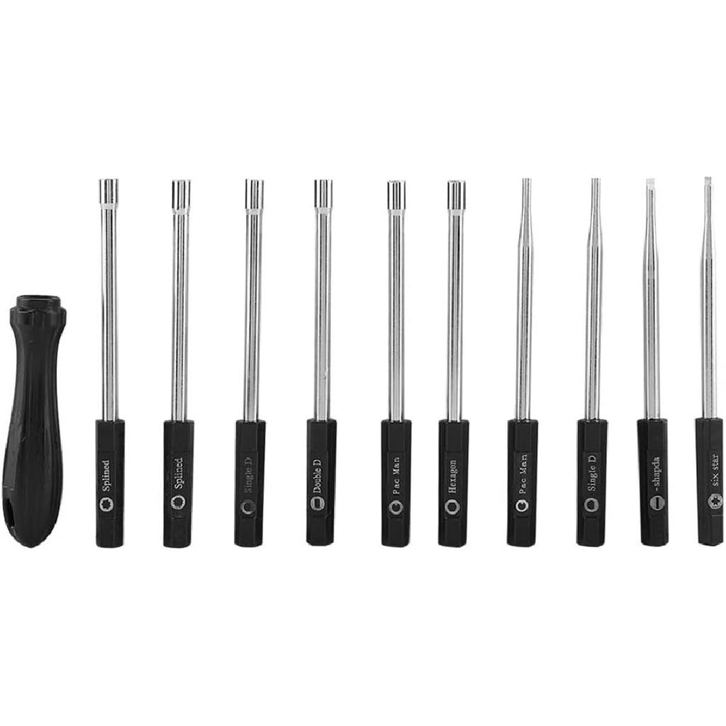 10PCS Carburetor Adjustment Tool Screwdriver Kit, Carburetor Adjustment Set Screwdriver Card Tool for 2 Cycle Small Engine Trimmer