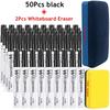 4-100Pcs Erasable Whiteboard Marker Pen Blackboard Marker Teaching Chalk for Glass Office School Stationery White Board Marker