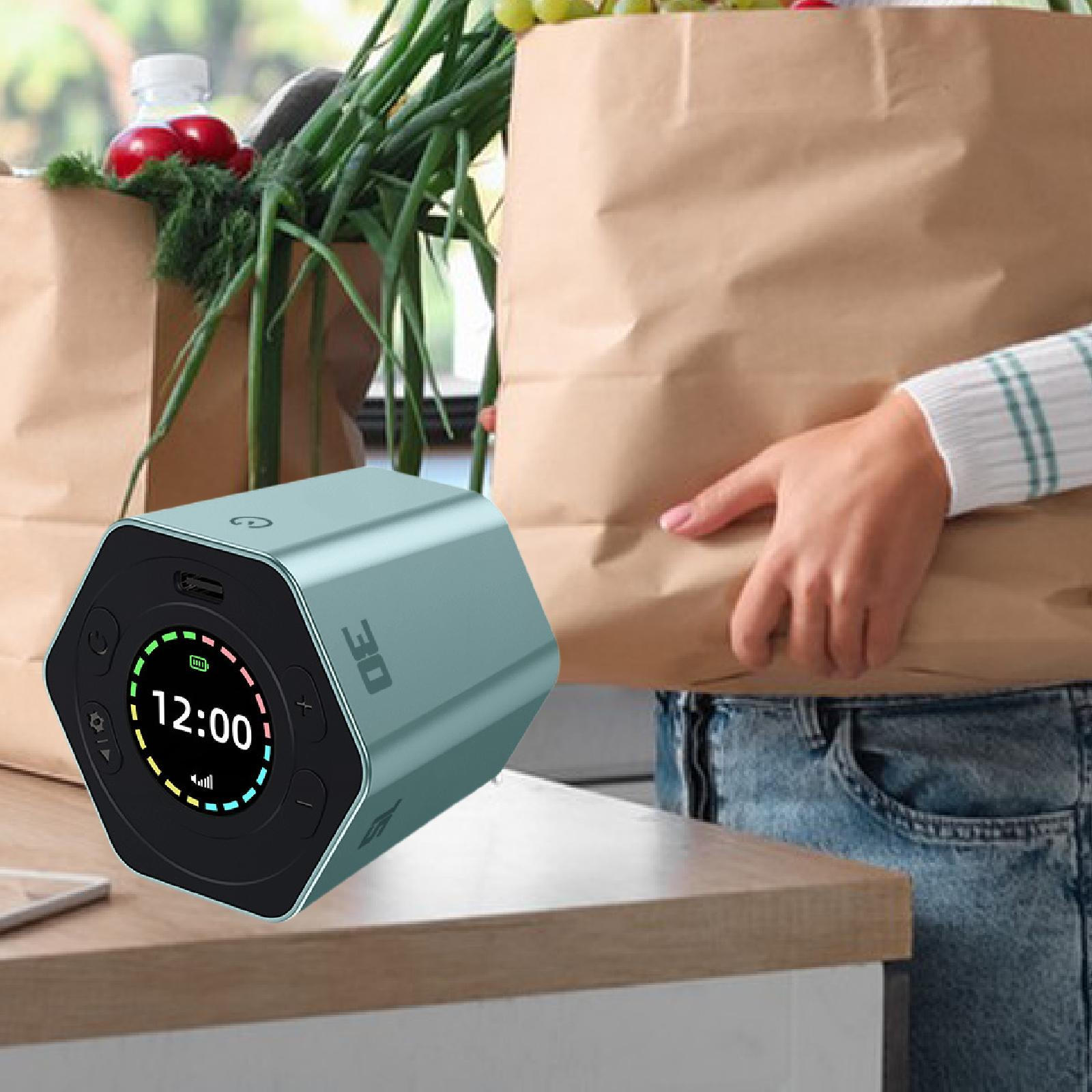 

Таймер Pomodoro, переворачивающийся таймер на 5/15/25/30/45/60 минут, индивидуальный обратный отсчет для приготовления пищи синий