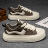 Autumn New Low-top Thick-soled Heightening Board Shoes Youth Leather Surface Niche Casual Shoes