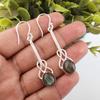 Labradorite 925 Solid Sterling Silver Earrings, Handmade Gemstone Earrings Jewelry, Gifts For Wife Earrings For Wedding Gift