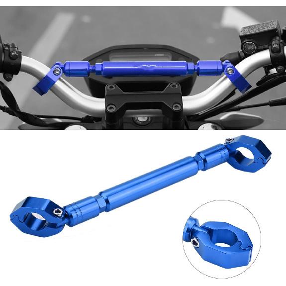 Motorcycle Cross Bar, 7/8” 22mm Aluminum Alloy Motorbike Balance Handlebar Brace Crossbar Universal Handle Accessory for Motocross Dirt Bike ATV