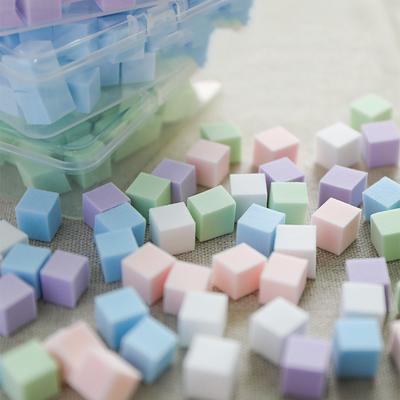 50Pcs/Box Nail Art Sponge Soft Sponges Macaron Color Nail Art Stamper Tools Manicure DIY Creative Nail Supplies Tools