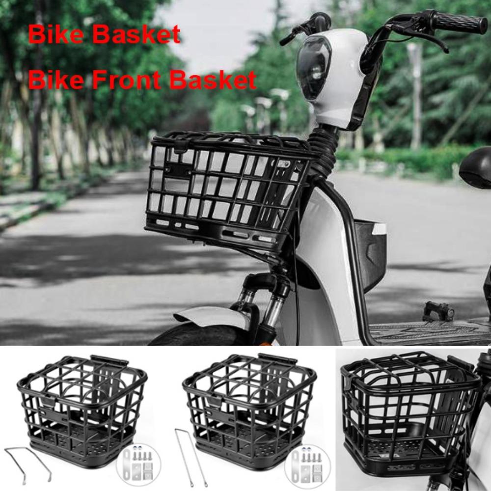 Easy To Install Bike Basket Anti Extrusion Electric Bicycle Accessories