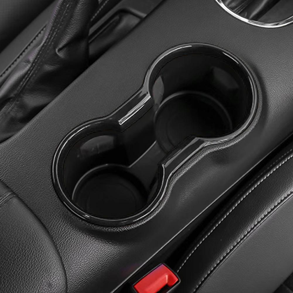 Car Interior Trim Molding Cup Holder Cover Accessories for Ford Mustang 2015- 2022