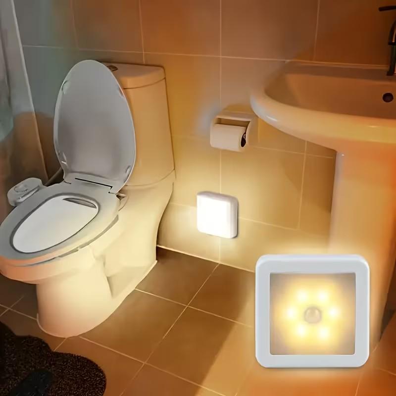 Human Motion Sensor LED Night Light Ideal for Staircases, Car Interiors, Cabinets, Bedside Tables, Hallways, and Kitchens