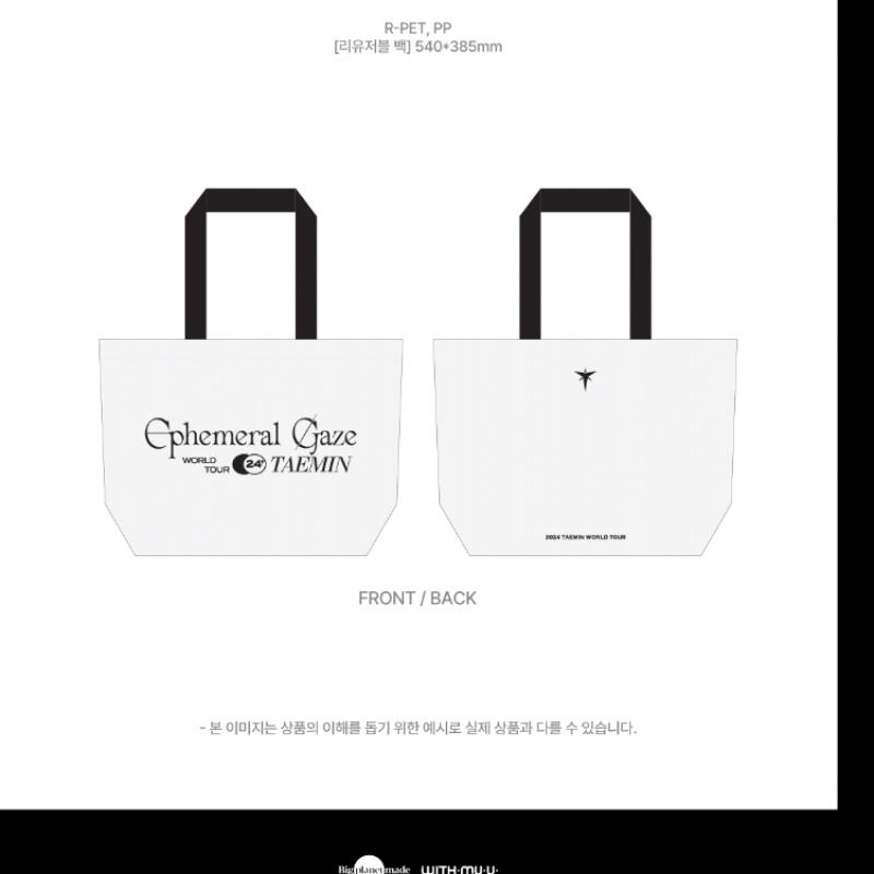 Taemin   15 Wiederverwendbare Tasche 2024 Taemin Welttournee Offizielles Md