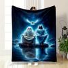 Holy Trinity Glow Blanket  Printed Blanket for Living Room Bed Couch Lunch Break Soft Cozy Blanket for Friend's Festival Gift