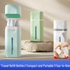 Travel Toiletry Set: Refillable 2-in-1 Pump & Spray Bottles for Lotion & Shampoo