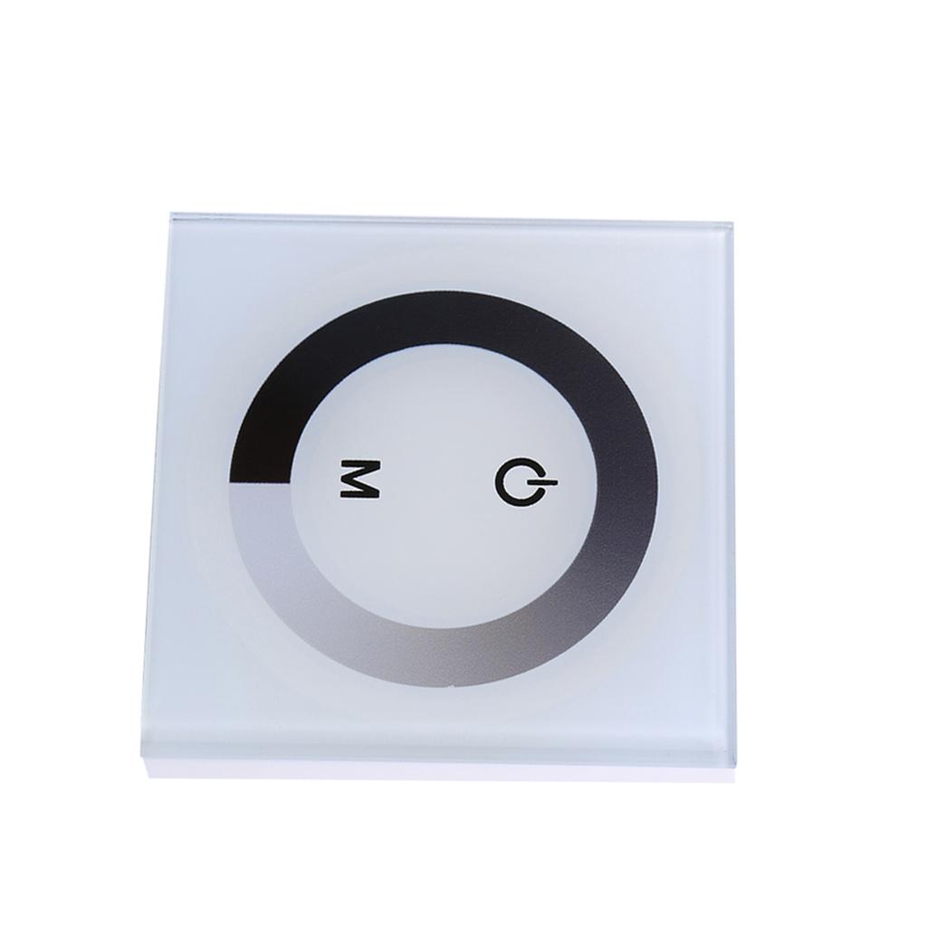 Single Color Touch Panel Dimmer Wall   Controller LED Light Strip   12V-24V  Black
