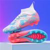 Football shoes men's high-top spikes grass game training shoes young students football shoes hair