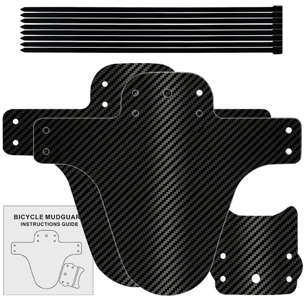 Bicycles Mudguard Adjustable Folding Bikes Front Rear Mud Guard Cycling Splash Guards for Mountain Bikes Riding