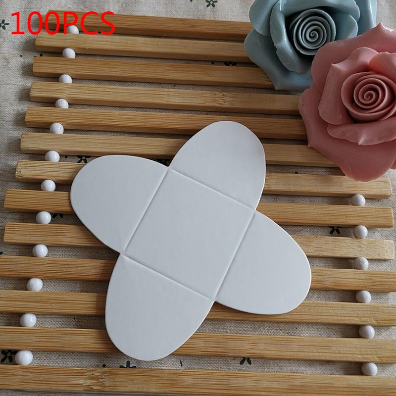 

100Pcs Chocolate Wrappers Candy Cups Tray Paper Dessert Base Packaging Liners белый