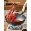 COOKER KING No-Coating Wrought Iron Stir-Fry Wok