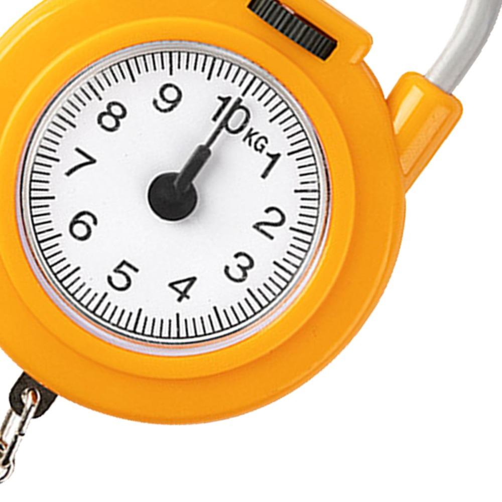 Plastic Stainless Steel Handheld Scale 10kg/22lb Load Capacity Kitchen Scale Household Outdoor