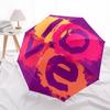 1pc Love Pattern  Automatic Umbrella | Portable 8-Rib Manual Open, Cute Birthday & Holiday Gift for Outdoor Yy260107128