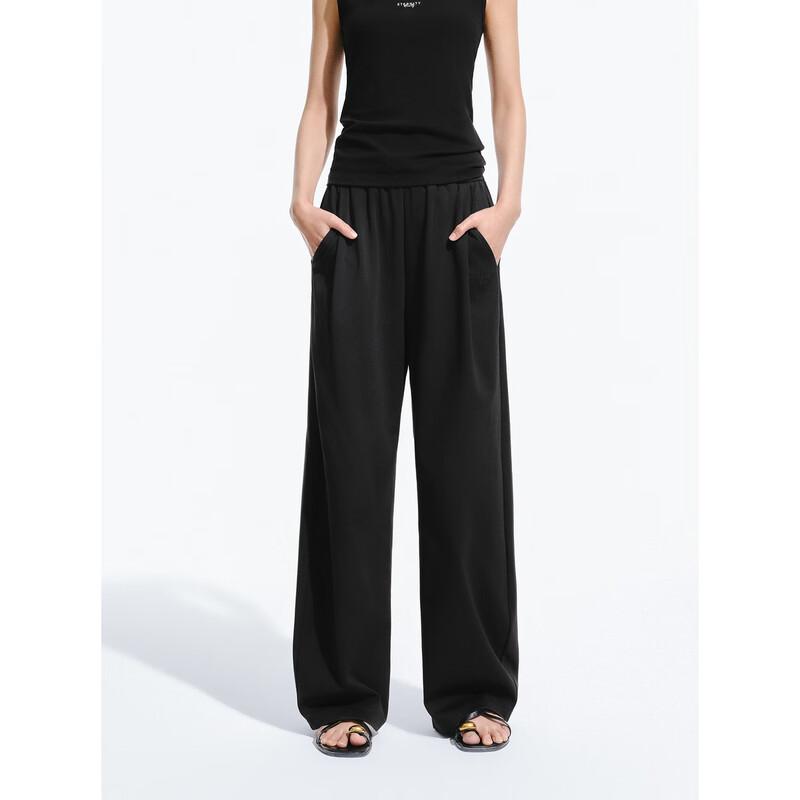 PEACEBIRD Damen High-Waist Loose Knit Casual Hose