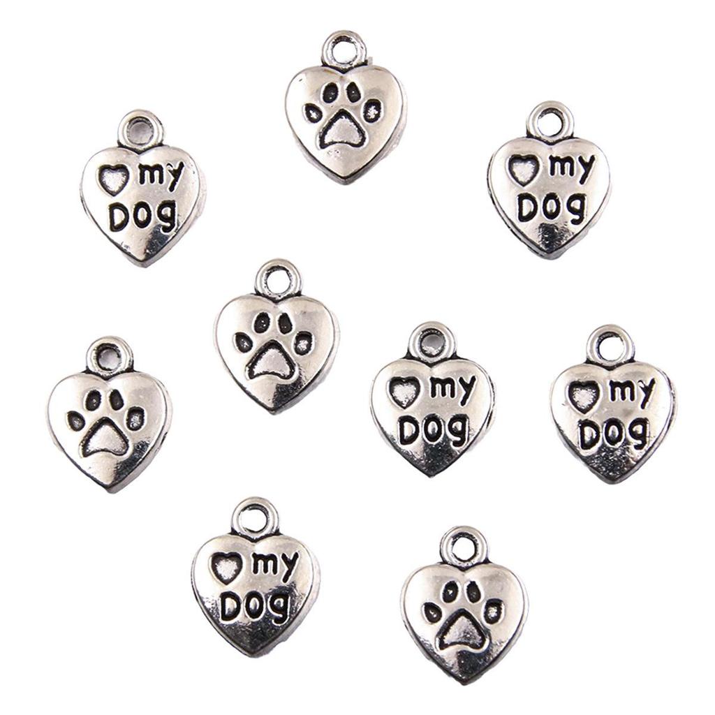 Vintage Silver Heart Pendant with 'Love' Letters - Creative Handmade Jewelry Accessory
