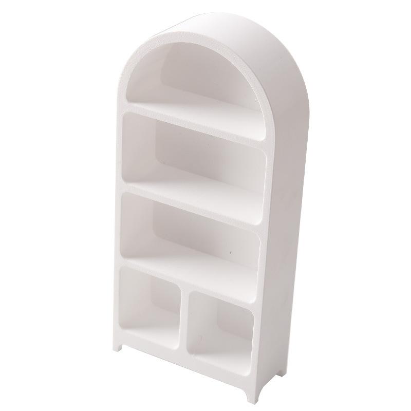 1/12 Dollhouse Simulation Mini Bookshelf Storage Cabinet Model Dollhouse Furniture Decoration Dolls House Living Scene Ornament