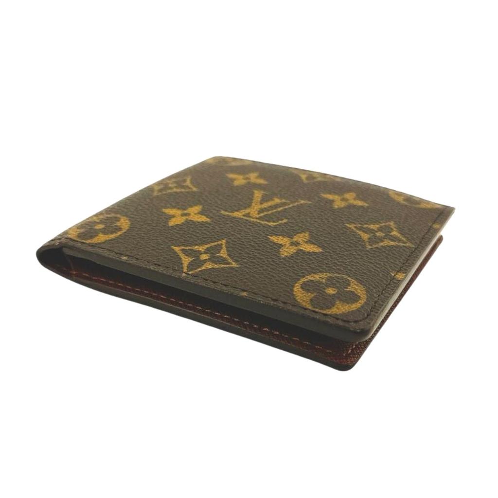 LOUIS VUITTON Monogram Includes Marco Coin Pocket wallet Monogram canvas M61675 Used