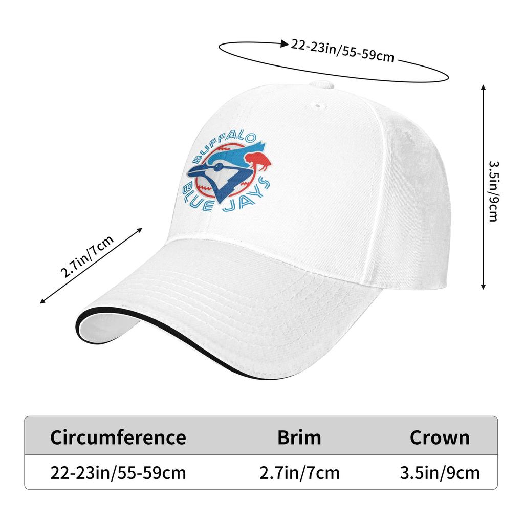 Vintage Buffalo Blue-Jays-Bird Women Men Baseball Cap Casual Outdoor Baseball Caps  2026 Golf Hats Spring Trucker Hat