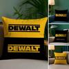 Tool Box D-DeWalt Pillow Case Plush Fabric Soft Double Sided Print Sofa Cushion Cover Throw Pillow Covers