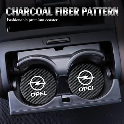 Car Cup Holder Coaster Car Cup Storage Mat Accessories for Corsa D Astra Insignia Mokka Adam Combo OPC Vauxhall Vectra