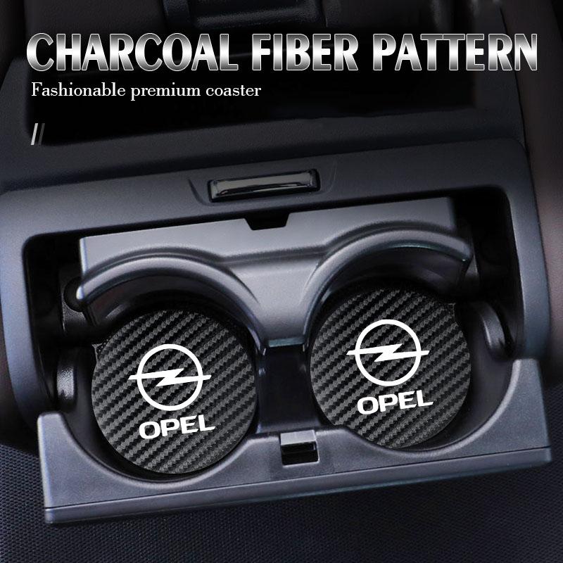Sottobicchiere Portabicchieri per Auto Tappetino Porta Bicchieri per Auto Accessori per Opel Corsa D Astra Insignia Mokka Adam Combo OPC Vauxhall Vectra