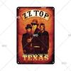 Retro Famous Rock Band Tin Sign Singer Poster Metal Plaque Vintage Metal Plate For Coffee Bar Pub Man Cave Room Home Wall Decor