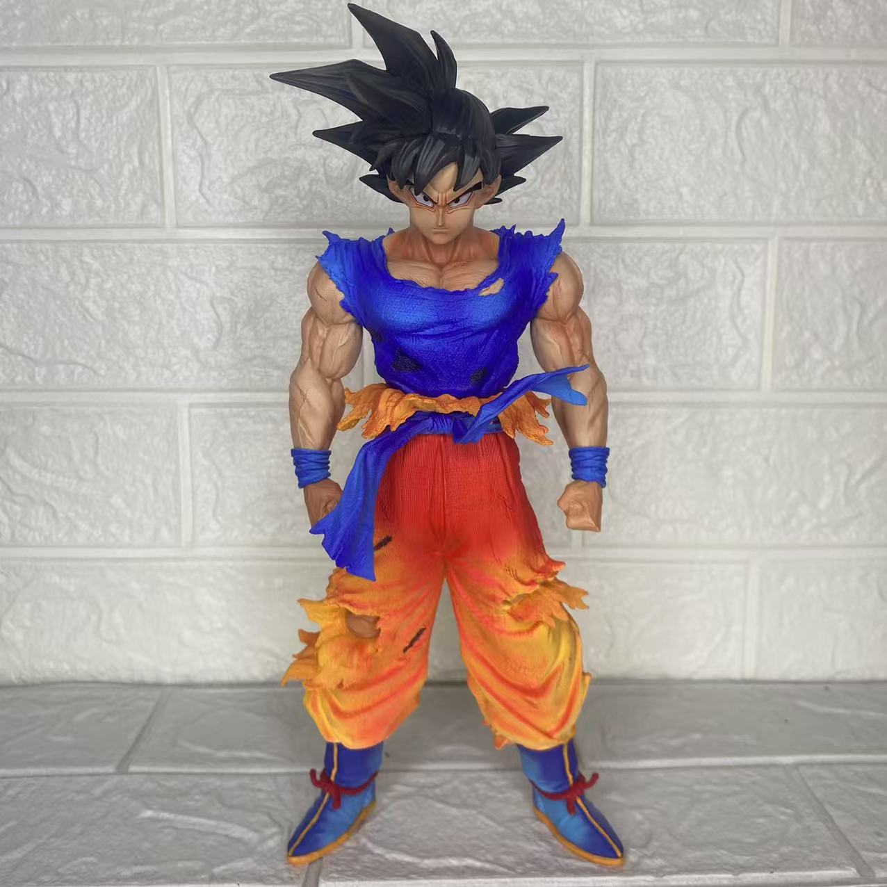 

30cm Dragon Ball Anime Super Saiyan Goku Black Hair Figure Scene PVC Collection Children Model Toys Doll Birthday Gift