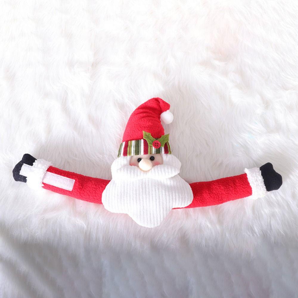 Cartoon Santa Claus Curtain Tieback Decorative Snowman Curtain Holder  Decorative Accessories
