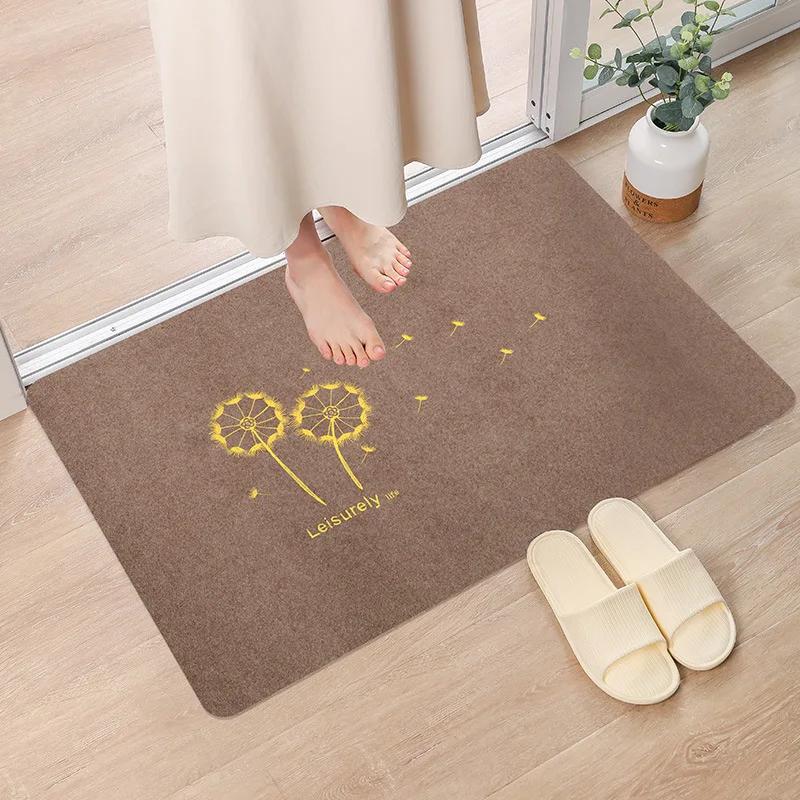 Welcome Mat Living Room Bedroom Entrance Mats Anti-slip Home Decoration Carpet Simple Area Carpet Kitchen Floormat