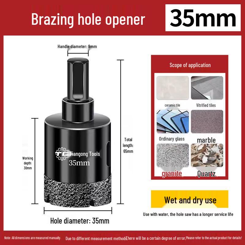 Tiangong Glas- och kakelborr för marmor- och keramiska ytor