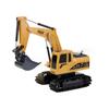 Remote Control Alloy Excavator Toy, 2.4G 6-Channel Controller, 4WD Crawler Construction Vehicle, Kids Boys Toy Truck