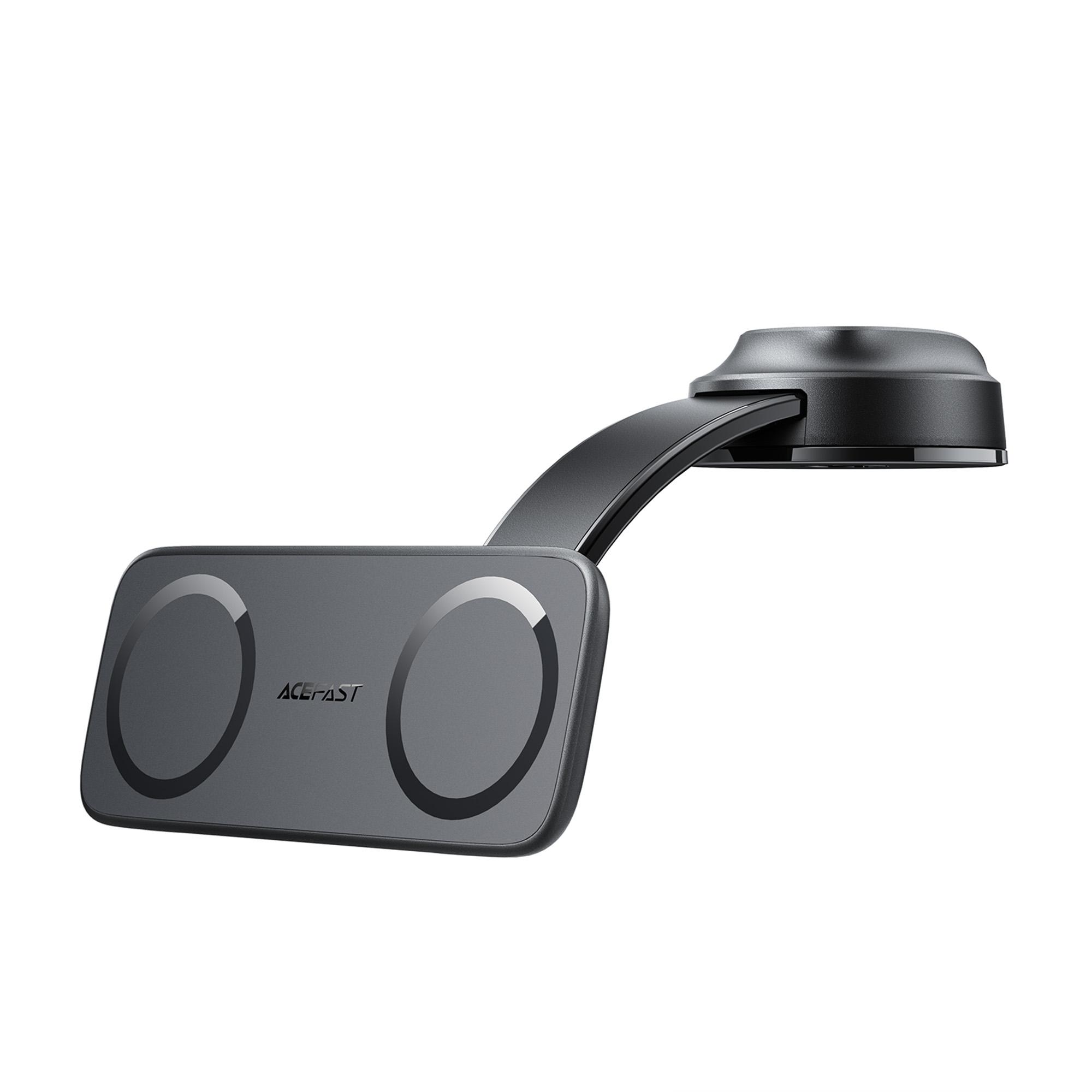 ACEFAST D60 Center Console Dual Magnetic Car Phone Mount 360° Angle Adjustment Car Phone Holder