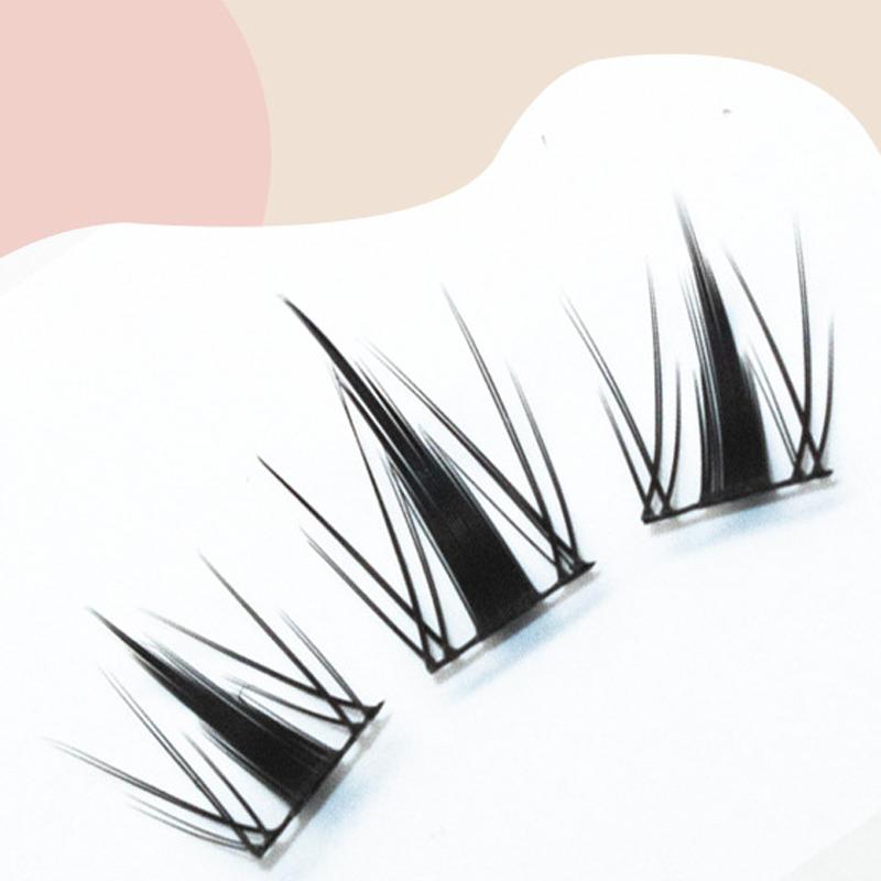 Non Adhesive False Eyelashes Self-Adhesive Diy Segmented Eyelash Extension Anime Eye Magnifying Tool
