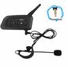 V6C Fußballschiedsrichter Bluetooth Walkie-Talkie Helm-Headset mit Geräuschunterdrückung und wasserdichtem Armband