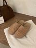 Fashion Weave Women Flats Slippers Elegant Shallow Mules Shoes Summer New Fashion Flip Flops 2025 Walking Cozy Soft Sandalias De Mujer