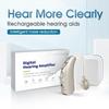 Portable Digital Hearing Aid Rechargeable Noise Reduction Audiphone Multi Segment Audio Mode Hearing Amplifier