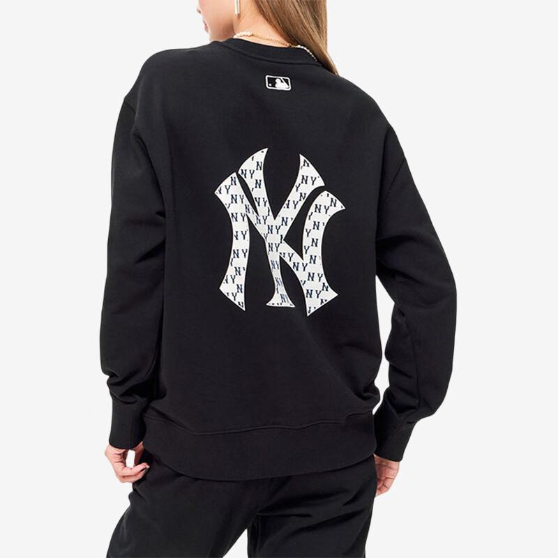 MLB New York Yankees Sweatshirt Set Unisex Black 3AMTM0831-50BKS-