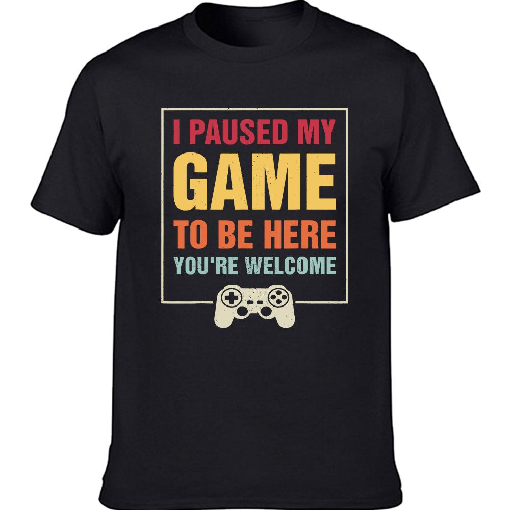 Video Game Controller Funny Christmas Santa Hat Gamer Retro Video Gaming T Shirts Cotton Streetwear Gift Idea TShirt Unisex