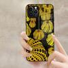 Art YAYOI KUSAMA Phone Case For Apple IPhone 14 Pro 12 11 13 Mini X XR XS Max 8 7 6 Plus SE 2020 Glass Design Back Cover