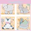 Wooden Animal Puzzle For Kids With Educational Cognitive Skills For Early Learning Toys