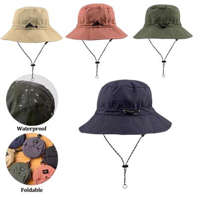 Portable Foldable Fisherman Hat Summer Anti-UV Camping Hiking Sun Hats Mountaineering Caps UV Protection Panama Bucket Hat Outdoor Waterproof Cap