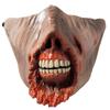 Horror Zombie Maske Cosplay Creppy Biochemischer Zombie Half Face Thriller Rotten Face Monster Latex Masken Halloween Kostüm Requisiten
