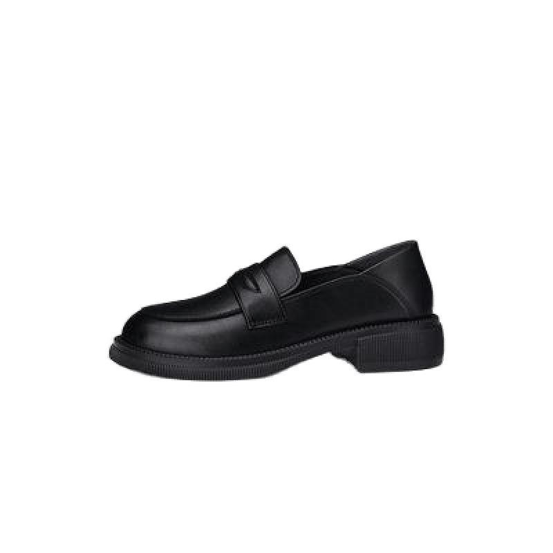 Huizhou women's shoes spring and autumn new platform small leather shoes women's single shoes