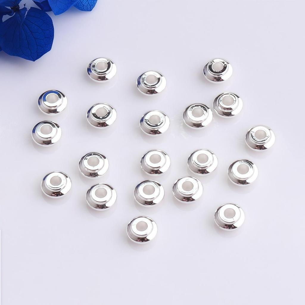 14K Gold-Filled UFO Beads for Jewelry Making - Color Retention Wheel Spacer Gaskets for DIY Beading.