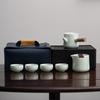 Ge Kiln Ceramic Portable Kung Fu Travel Tea Set