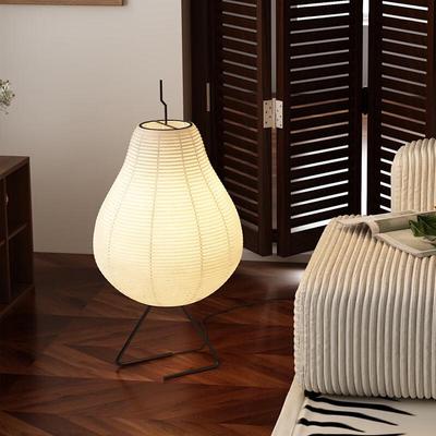 OEING Wabi-Sabi Akari-Style Pear Paper Floor Lamp