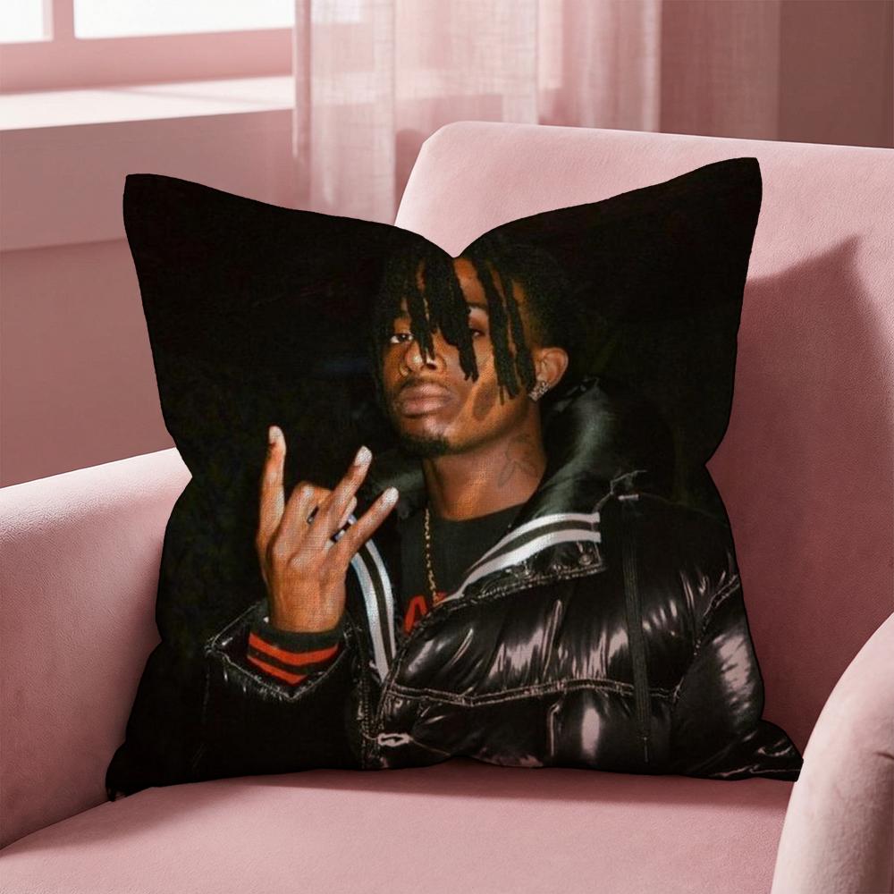 P-Playboi Carti SINGER Cushion Cover Multi-Scene Pillow Cover for Home & Car - Reversible, Soft & Durable for Daily Use